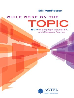 cover image of While We're On the Topic